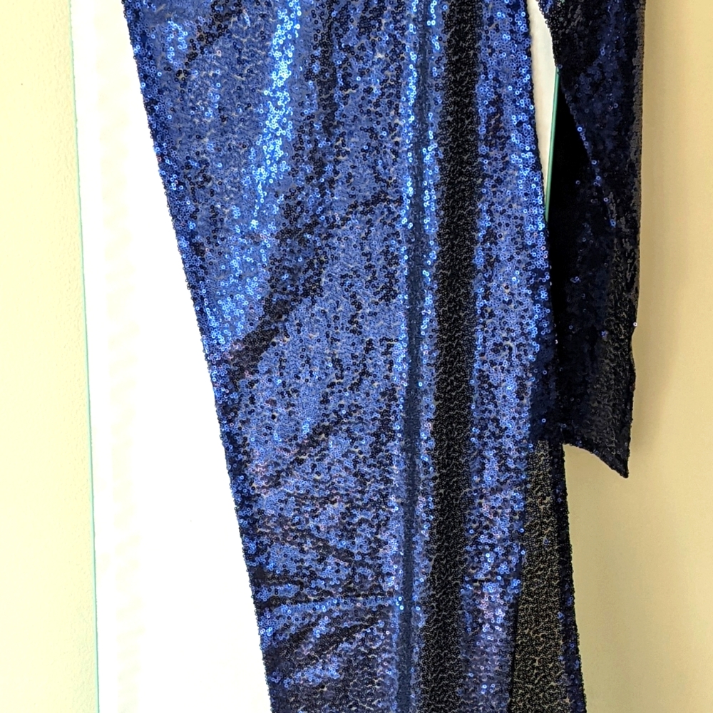Navy Blue Sequined runners